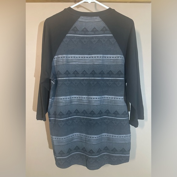 Men’s LRG brand 3/4 length sleeve tree print shirt - Picture 2 of 2